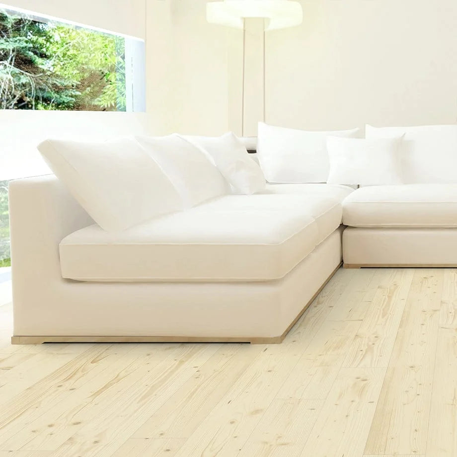 Kiefer 20mm x 137mm x 1973 m / Geschliffen Massivholzdiele Urban Trend FICHTE - soft white