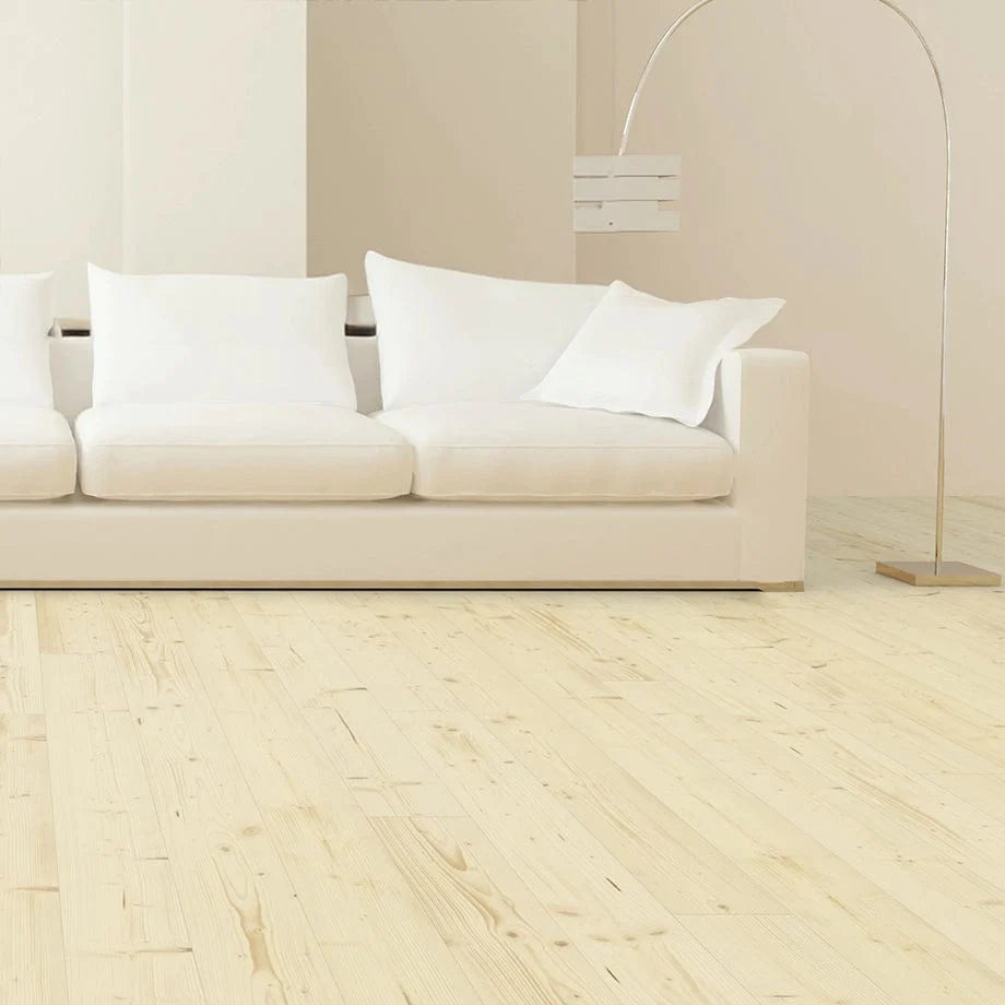 Kiefer 20mm x 137mm x 1973 m / Geschliffen Massivholzdiele Urban Trend FICHTE - soft white